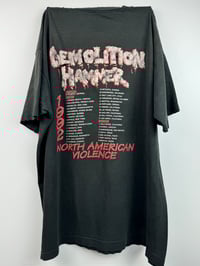 Image 5 of 🗡️ 1992 Demolition Hammer - North American Violence Tour Shirt