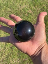 Image 11 of Rainbow Obsidian Sphere #1960