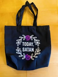 Image 2 of Today Satan Floral Polyester Lightweight Tote Bag