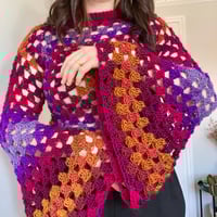 Image 2 of shiraz bell sleeve jumper