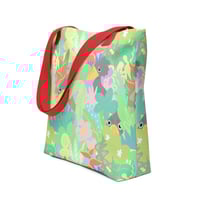 Image 1 of Tropical Shoebill Tote Bag