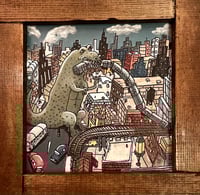 Image 1 of Godzilla attacks Chicago