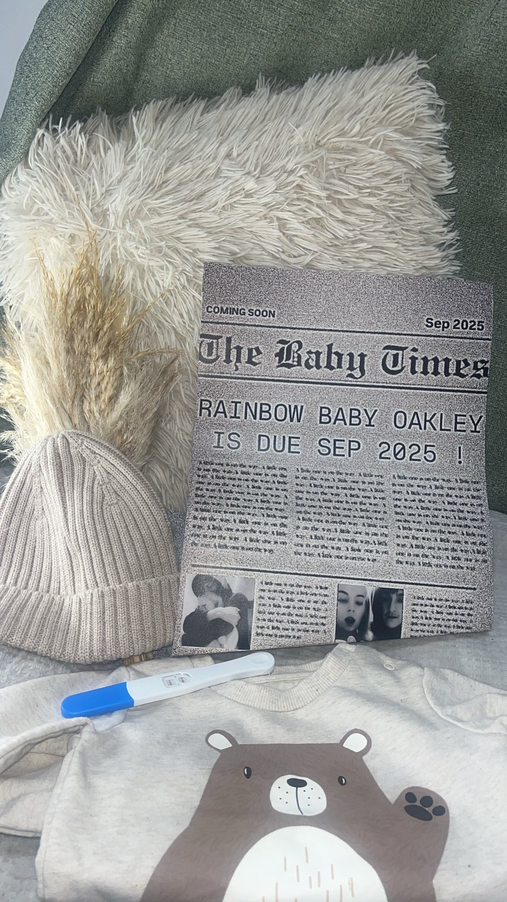 Image of Pregnancy Annoucemnt Newsletter