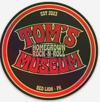 Image 3 of Pre order Toms Home Grown Rock N Roll Museum Ltd Tshirt, Sticker, Pin Lot #2