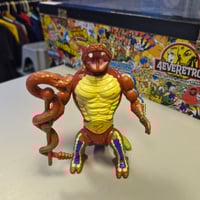 Image 1 of Vintage Masters of the Universe Rattlor Action Figure with Staff – Original 1980s MOTU