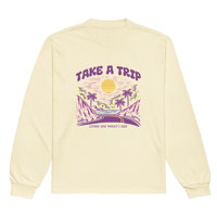 Image 2 of "Take A Trip" Unisex Premium Heavyweight Long Sleeve Shirt