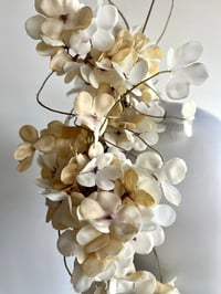 Image 4 of Cream hydrangea headpiece