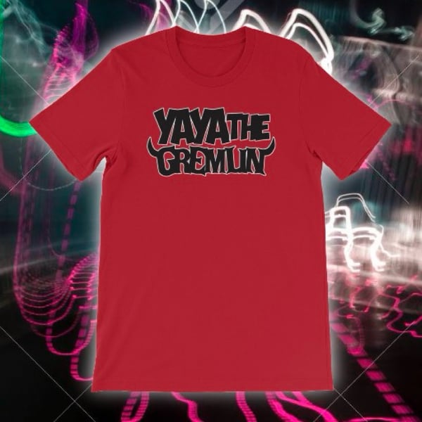 Image of YA YA THE GREMLIN - LOGO [RED/BLACK]