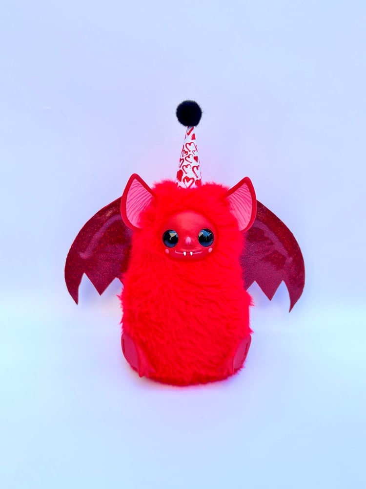 Red Glitter Bat