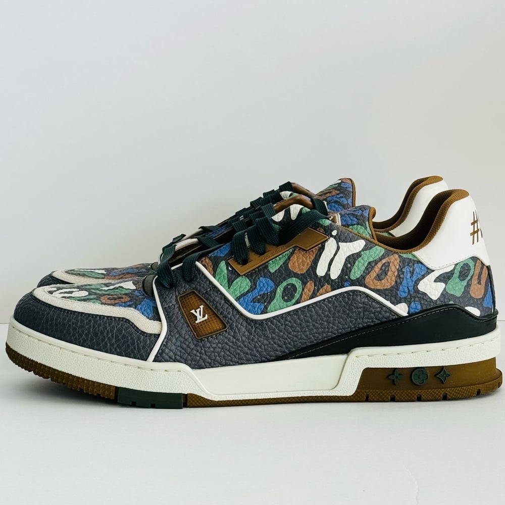 Image of Louis Vuitton - LV Trainer Sneaker -SIZE - 12 MENS