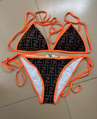 Fen Bikini - Brown and Orange