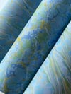 Marbled Paper Bleu de Provence