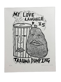 Trauma Dump Paper Print