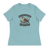 Image 2 of Unburdened Sparrow Logo Women's Relaxed T-Shirt