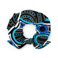 Image 2 of Recycled Scrunchie "Waterholes"