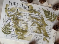 Image 1 of Yorkshire Print On Watercolour Paper - A4 