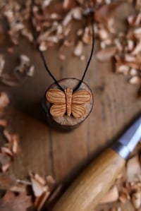 Image 1 of Butterfly- Pendant Necklace 