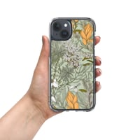 Image 19 of Art Nouveau Inspired Soft Multicolor Boho Floral Sketch Clear Case for iPhone®