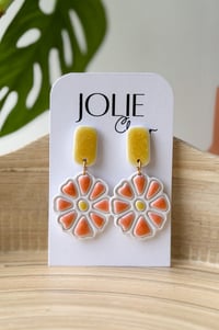 Coral Flower Dangles