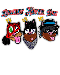 Image 2 of Legends Never Die hoodie