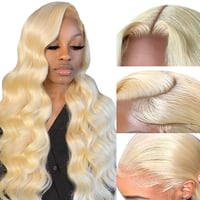 Image 1 of 613 Body wave 13x4 HD Frontal Wig 