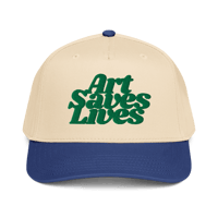 Image 2 of Art Saves Lives 5 panel cap