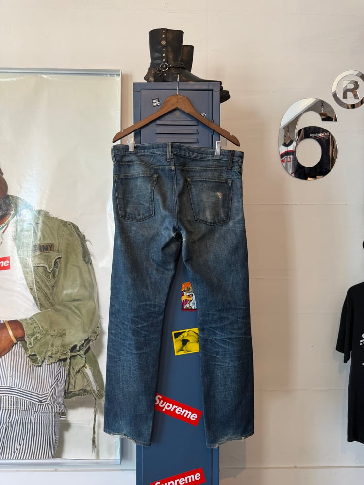 Image of Helmut Lang Selvedge Blue Denim