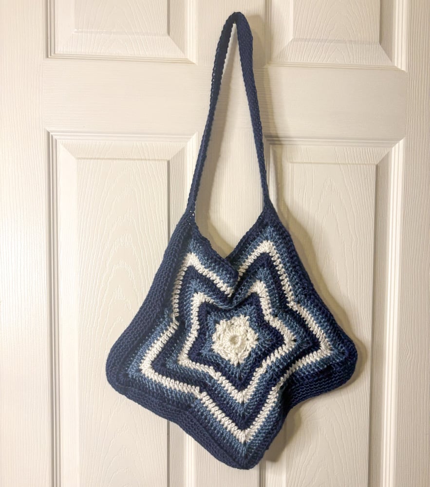Image of Dark Blue Star Bag