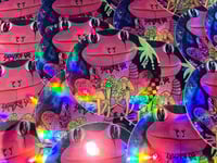 Image 1 of tatted frog sticker