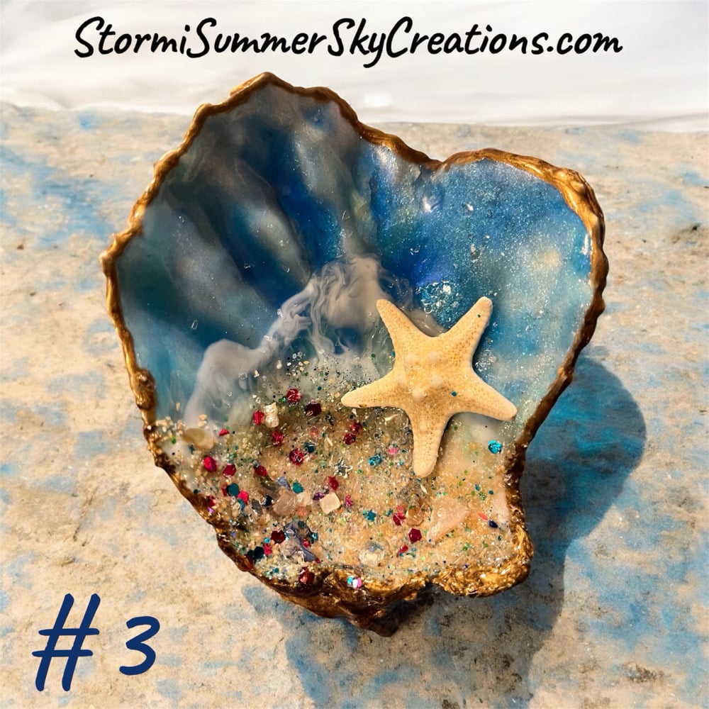 Image of Oyster Shell Ornament/Trinket catch all