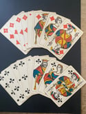 Jeu de 32 cartes ancien, Muller & Cie, début 1900