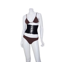 Image 1 of ANM260013 BIKINI TOP BROWN