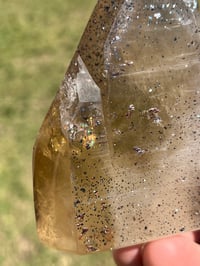 Image 12 of Natural Citrine With Hematite & Titanium  #2098