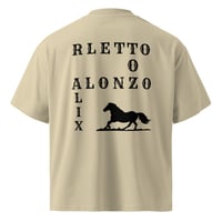 Image 1 of Cowboy Carter Avenegrs Unisex Organic Oversized High Neck Name Tee