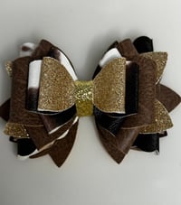 Image 16 of Western Cowprint Tumbler Accessories Set for Stanley with Bow, Bracelet, Bauble & Boot