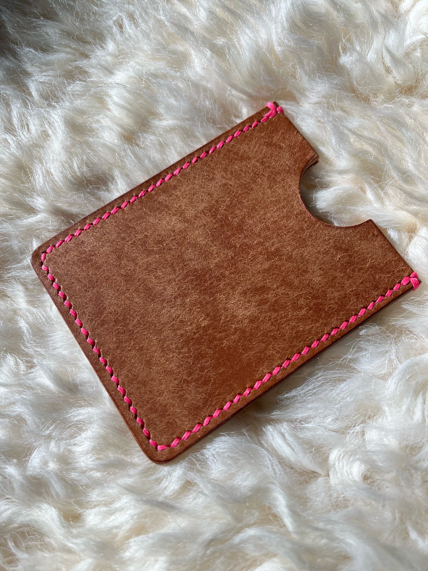 Image of Cognac Pueblo Cardholder 