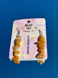 Image 3 of Yellow Agate Earrings