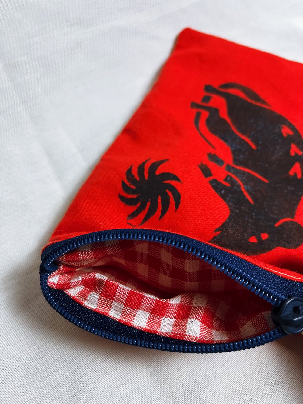 Image of handprinted UNI-BAG 06