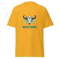 Image 5 of Unisex classic tee, Wild Soul Longhorn Skull tee
