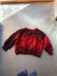 Image 3 of Red fade cloud jumper 