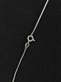 Image 2 of .925 Italian Silver Box Chain Necklace