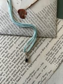 Pendentif saphir et argent massif, années 70