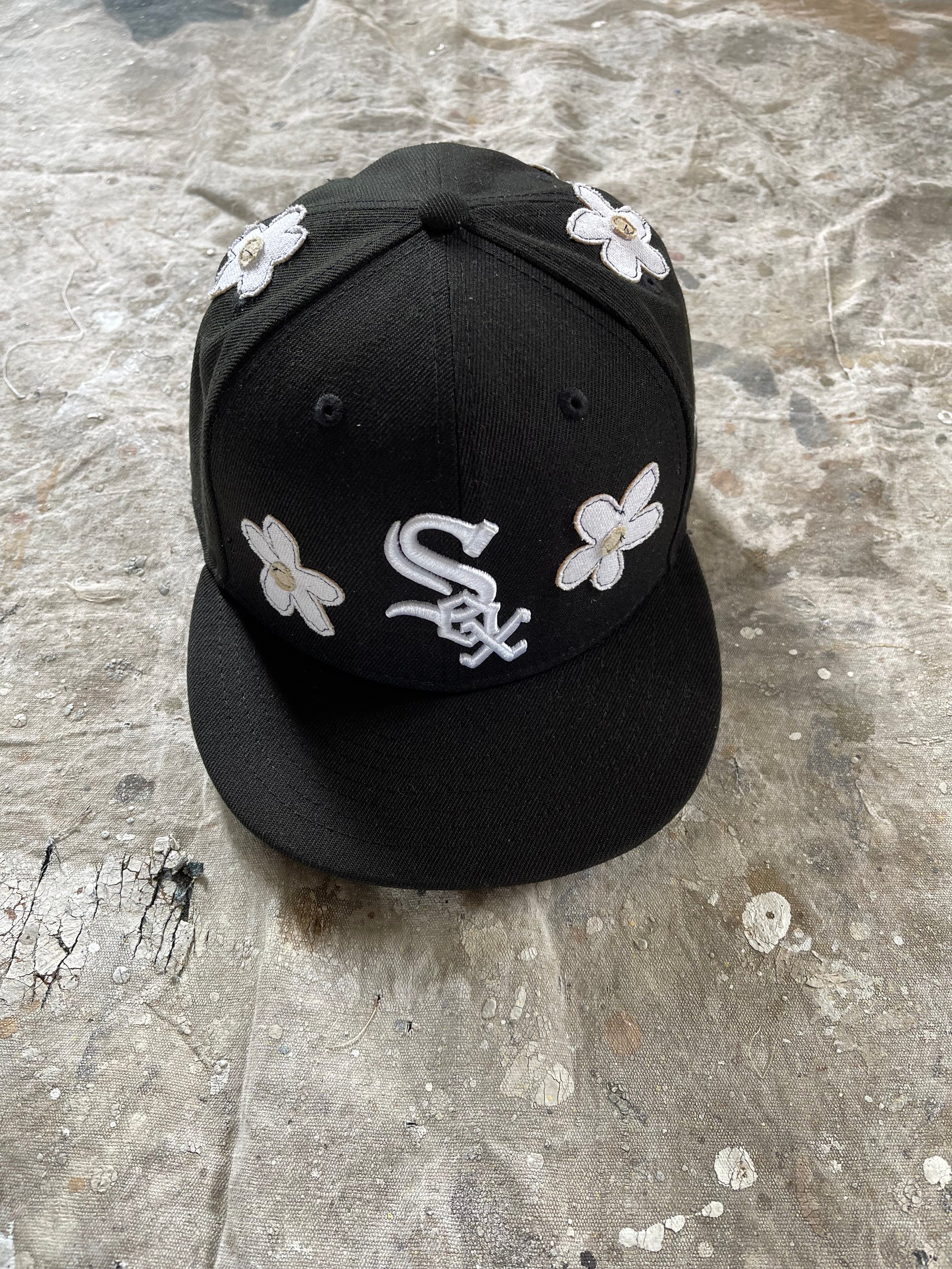 Chicago White Sox Floral Straw Hat