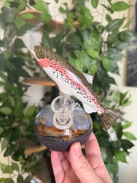 Image 2 of Rainbow Trout Water Vase 