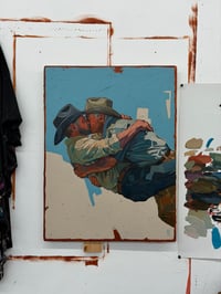 Image 6 of Let it all fall away - 18x24" Acrylic on wood panel