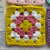 Image 4 of Crocheted Granny Square Coaster