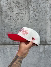 Image 4 of PINK BRIM MULTI TONE TORONTO BLUEJAYS A FRAME CUSTOM