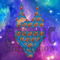 Image 1 of Orange Faygo Clown high-waisted bikini