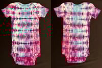 Purple/Blue Stripe Shortsleeve Onesie