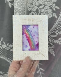 Mini Rainow Painting ~ Framed